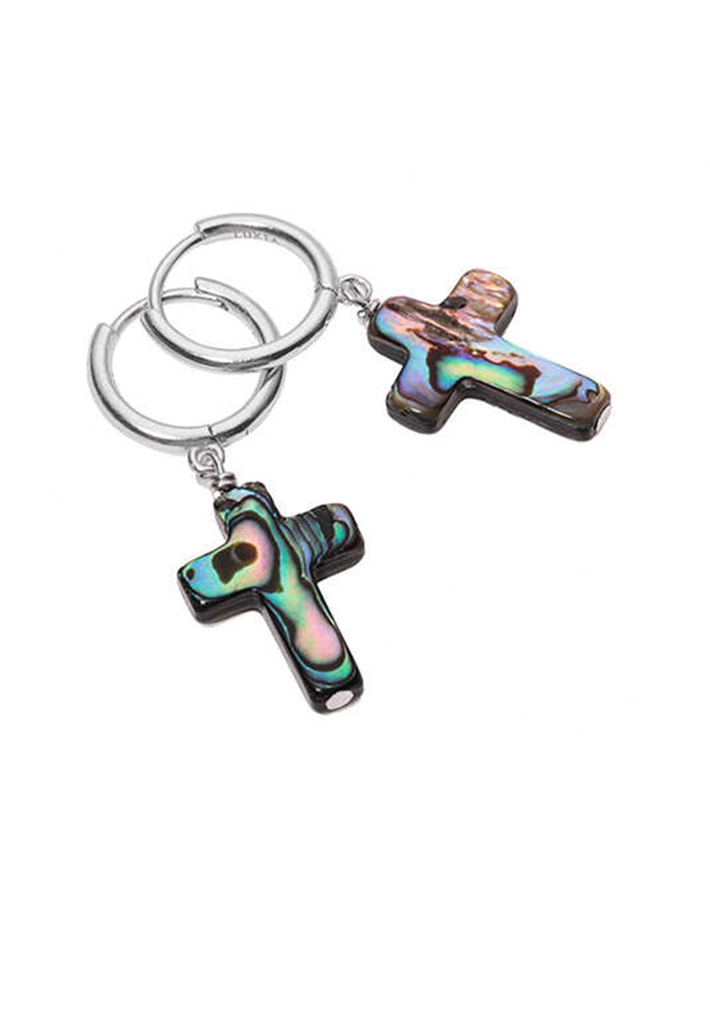 LUXTA丨Pearl Cross Silver Earrings - PSYLOS 1, LUXTA丨Pearl Cross Silver Earrings, Accessories, LUXTA, PSYLOS 1